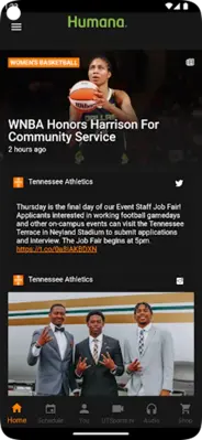 Tennessee Athletics android App screenshot 2